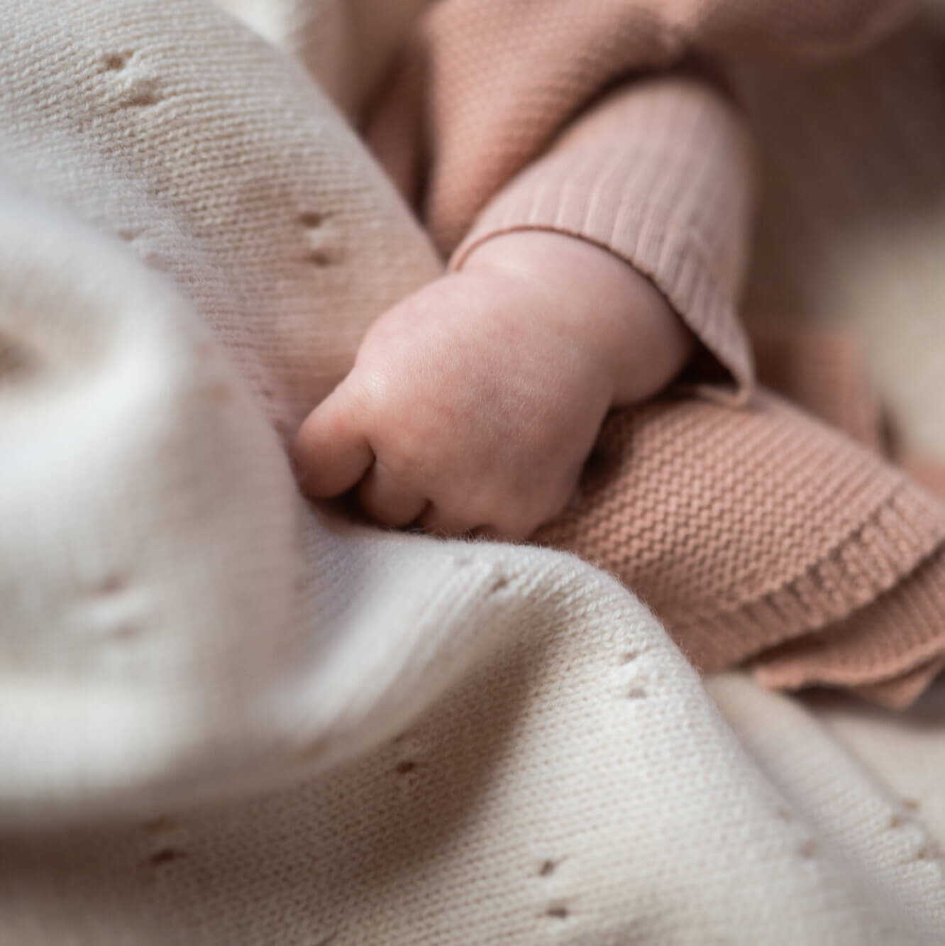 Merinowolle Babydecke "BREEZE" - LIAMELY