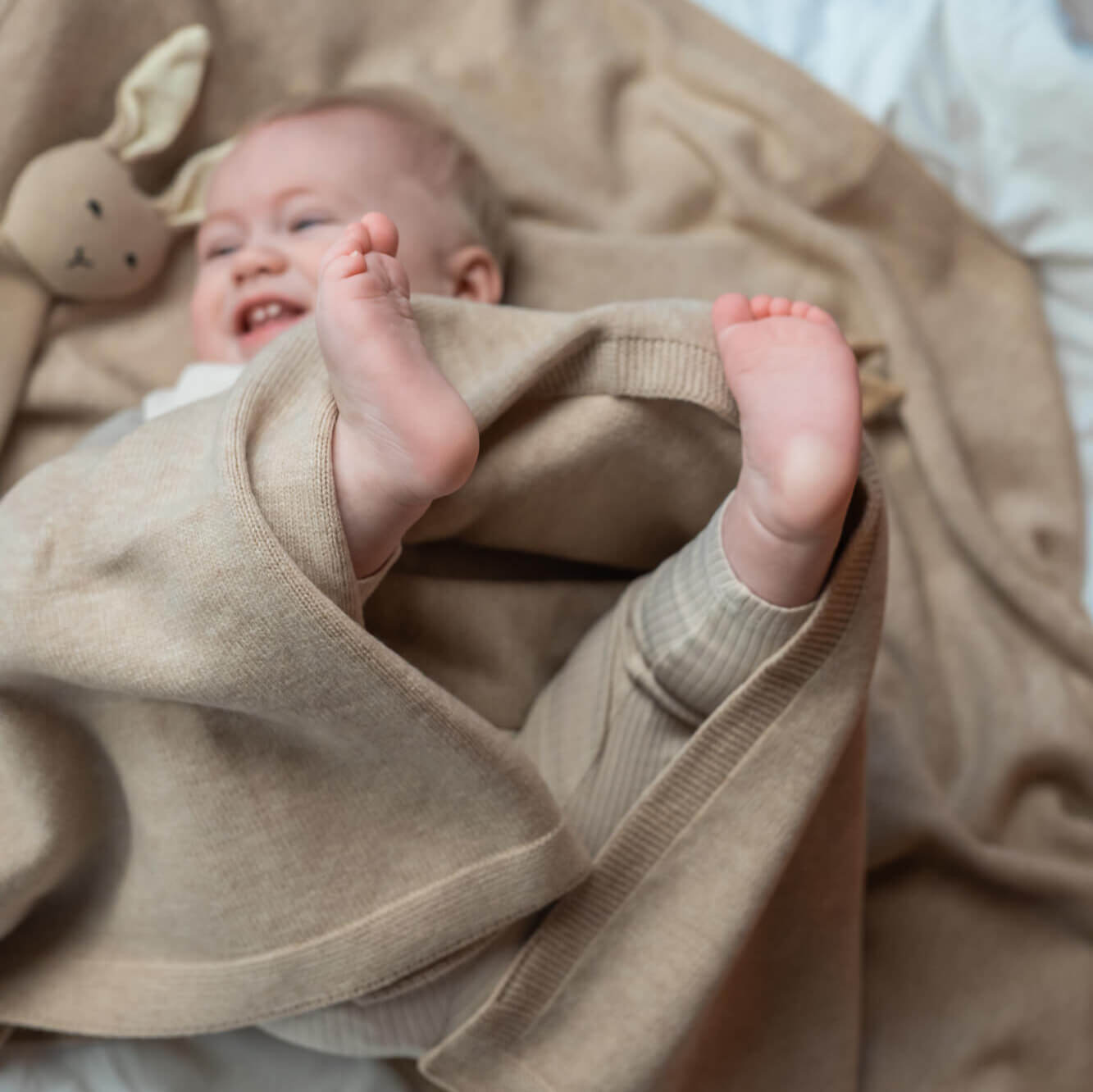 Merinowolle Babydecke "PURE" - LIAMELY