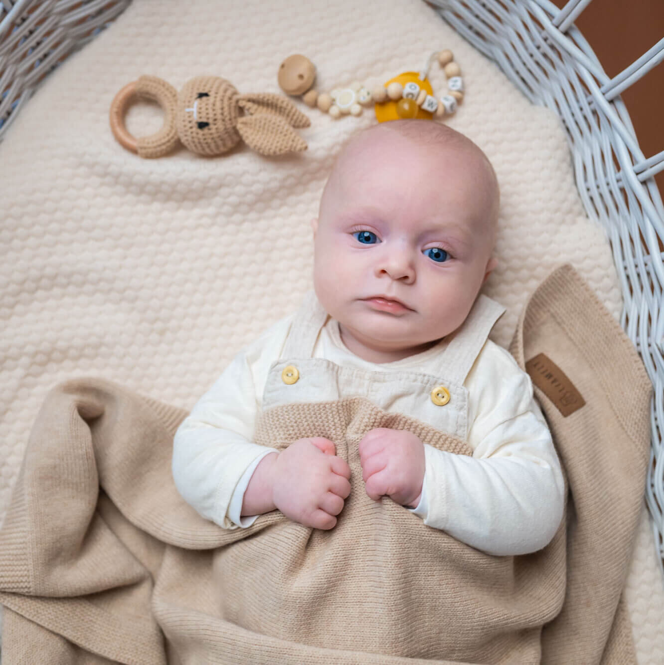 Merinowolle Babydecke "PURE" - LIAMELY