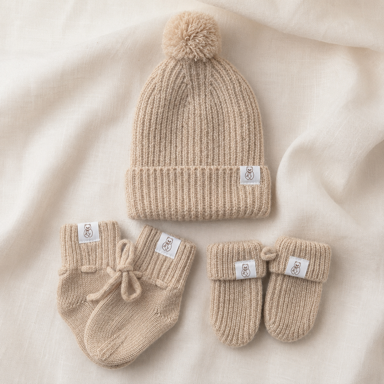 "Klein aber fein" - Merino Accessoires Bundle