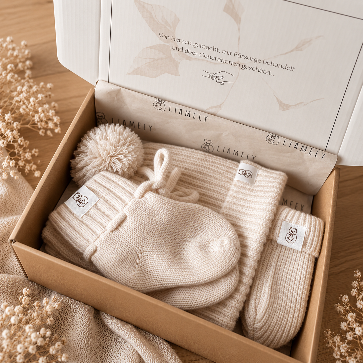 "Klein aber fein" - Merino Accessoires Bundle