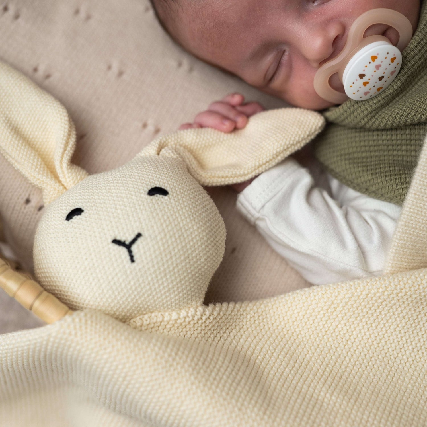 Baby Kuscheltuch JOSY aus 100% Bio - Baumwolle - LIAMELY