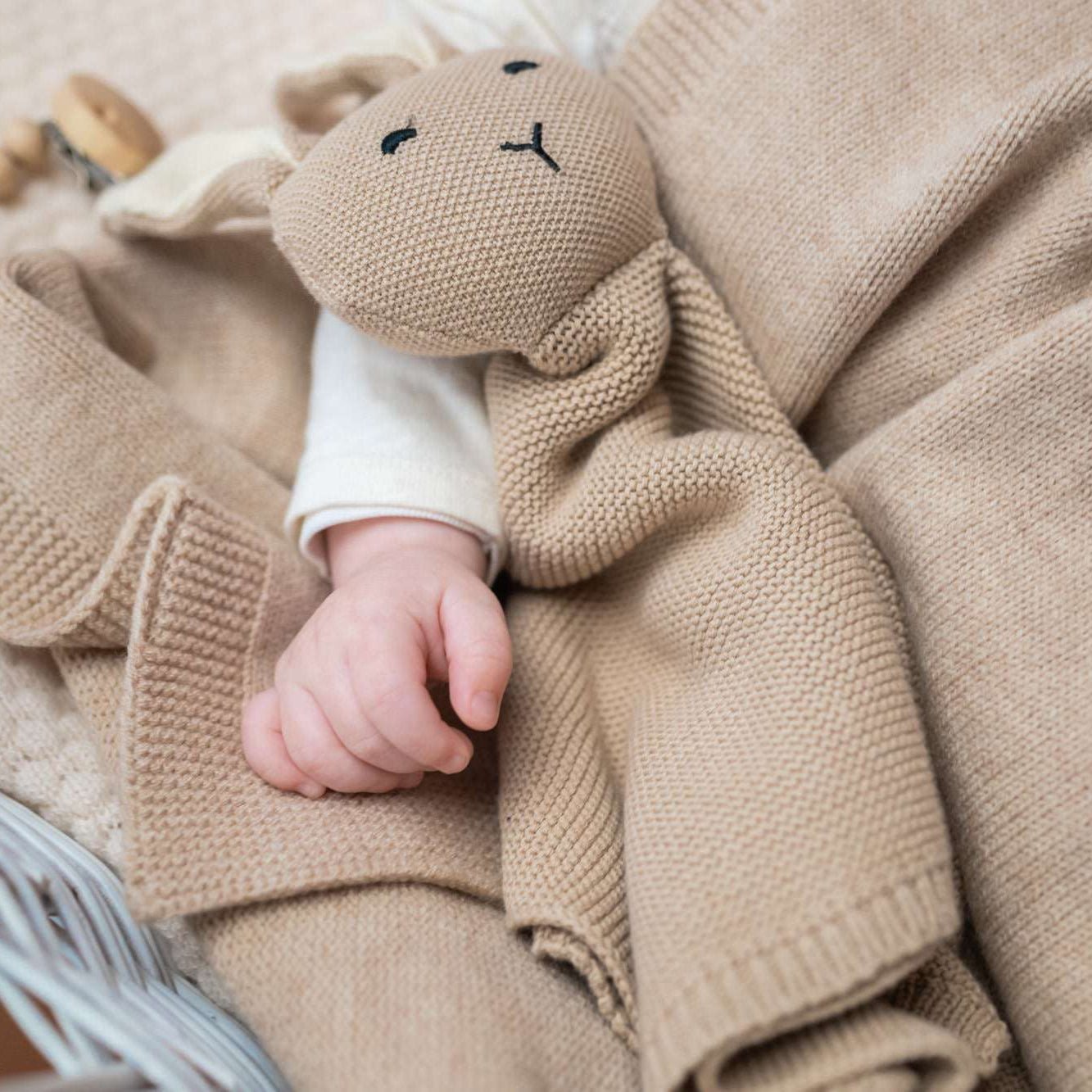 Baby Kuscheltuch JOSY aus 100% Bio - Baumwolle - LIAMELY