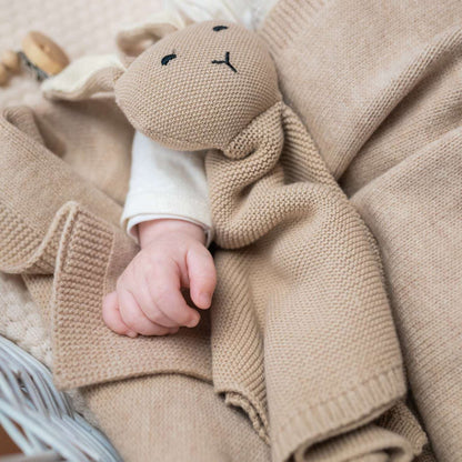 Baby Kuscheltuch JOSY aus 100% Bio - Baumwolle - LIAMELY
