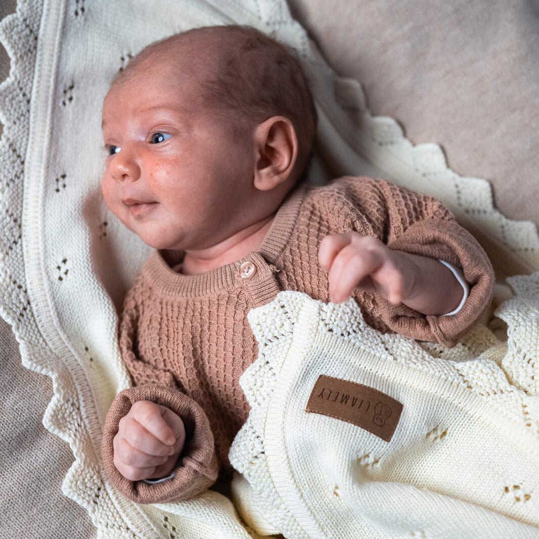 Babydecke BLOOM aus 100% Bio - Baumwolle - LIAMELY