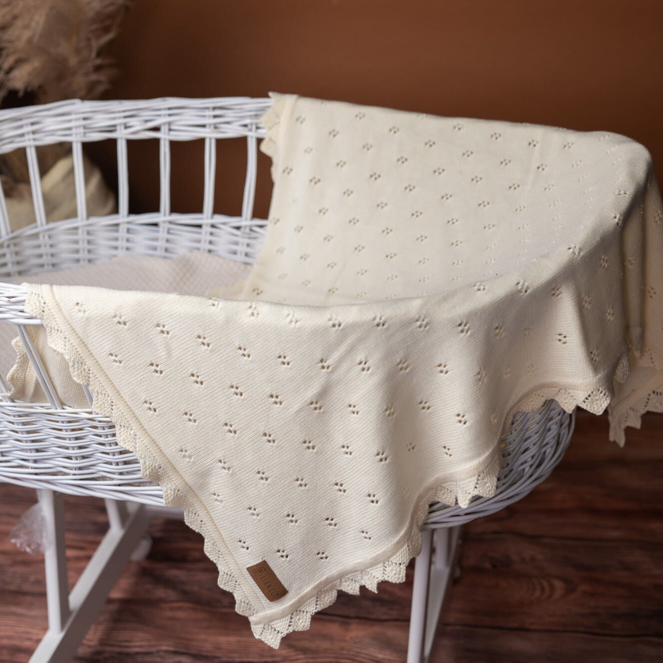 Babydecke BLOOM aus 100% Bio - Baumwolle - LIAMELY