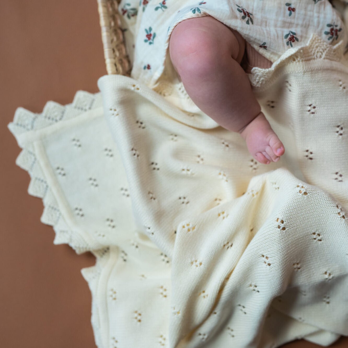 Babydecke BLOOM aus 100% Bio - Baumwolle - LIAMELY