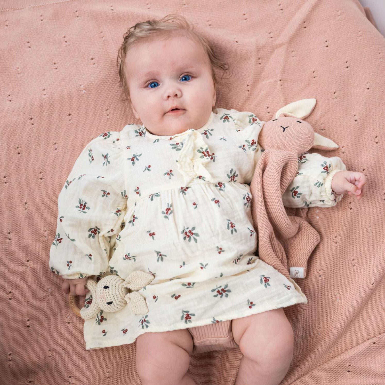 Babydecke COZY aus 100% Bio - Baumwolle - LIAMELY