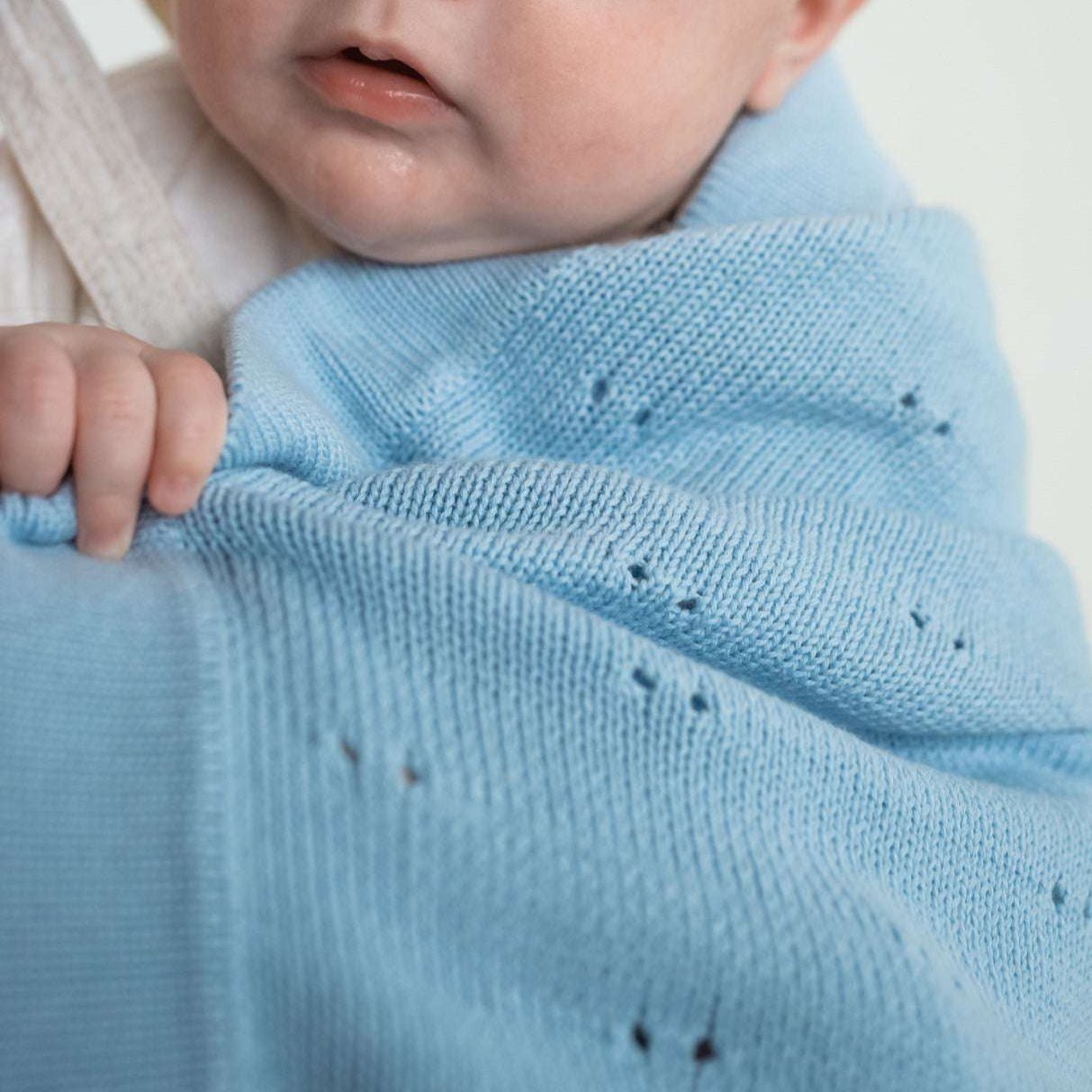Babydecke COZY aus 100% Bio - Baumwolle - LIAMELY