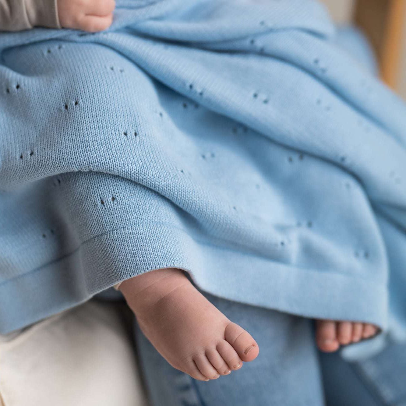 Babydecke COZY aus 100% Bio - Baumwolle - LIAMELY