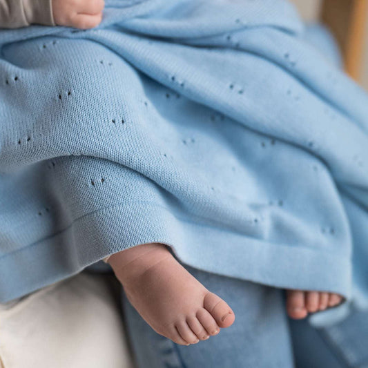 Babydecke COZY aus 100% Bio - Baumwolle - LIAMELY