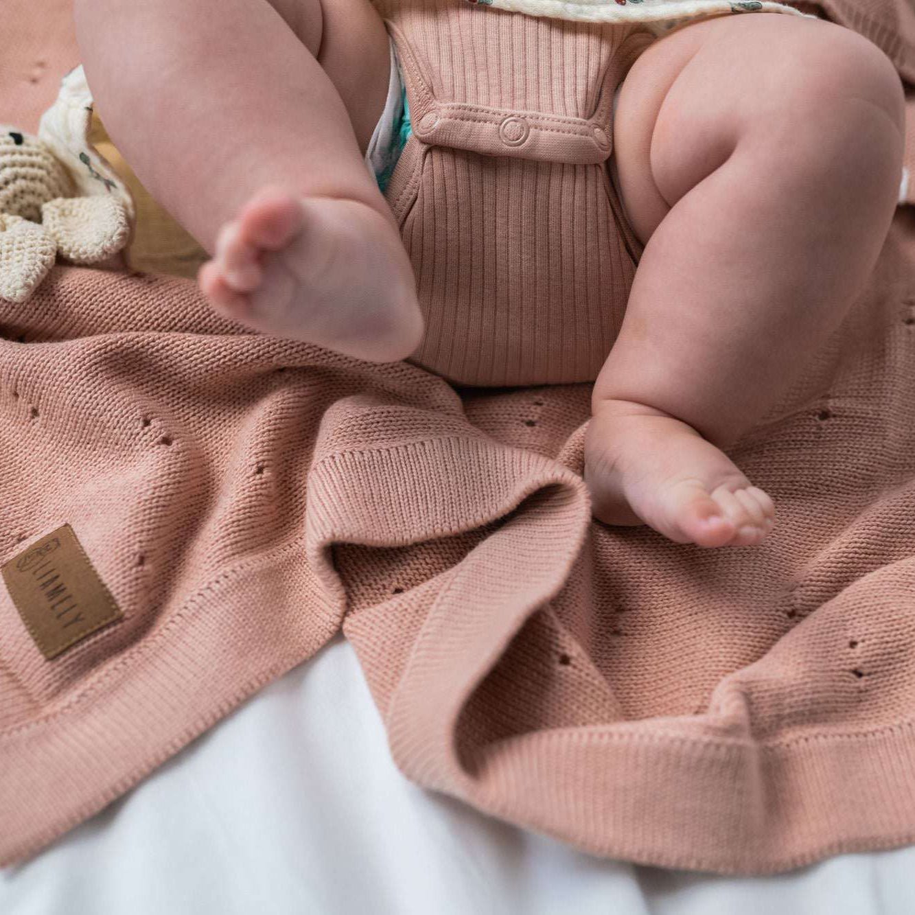 Babydecke COZY aus 100% Bio - Baumwolle - LIAMELY