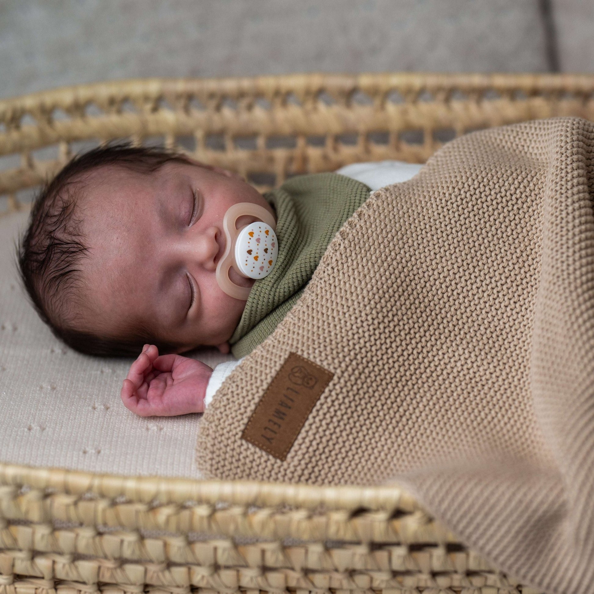 Babydecke PEARL aus 100% Bio - Baumwolle - LIAMELY
