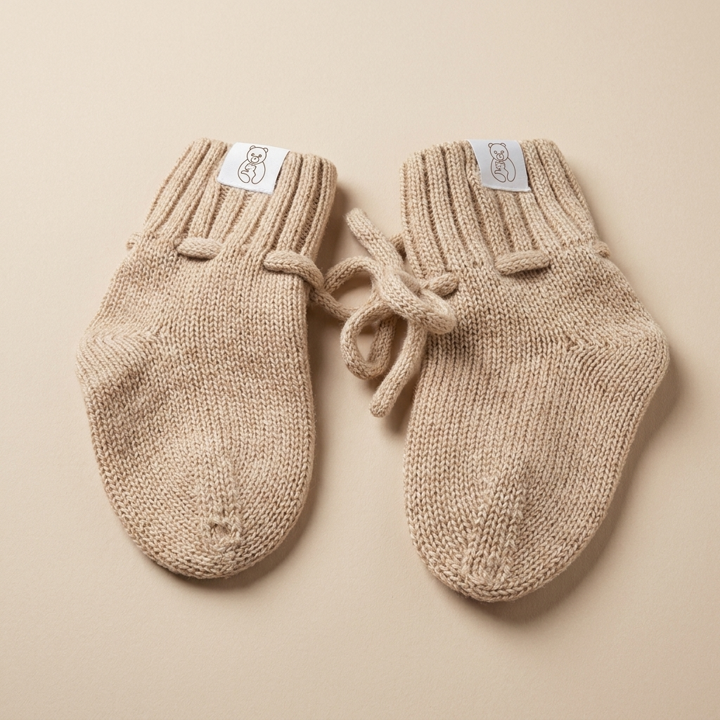 Babyschuhe aus 100% Wolle (Merino)