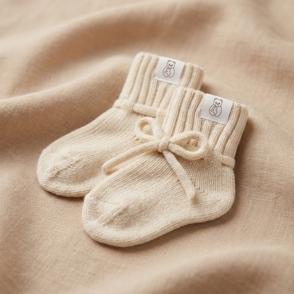 Babyschuhe aus 100% Wolle (Merino)