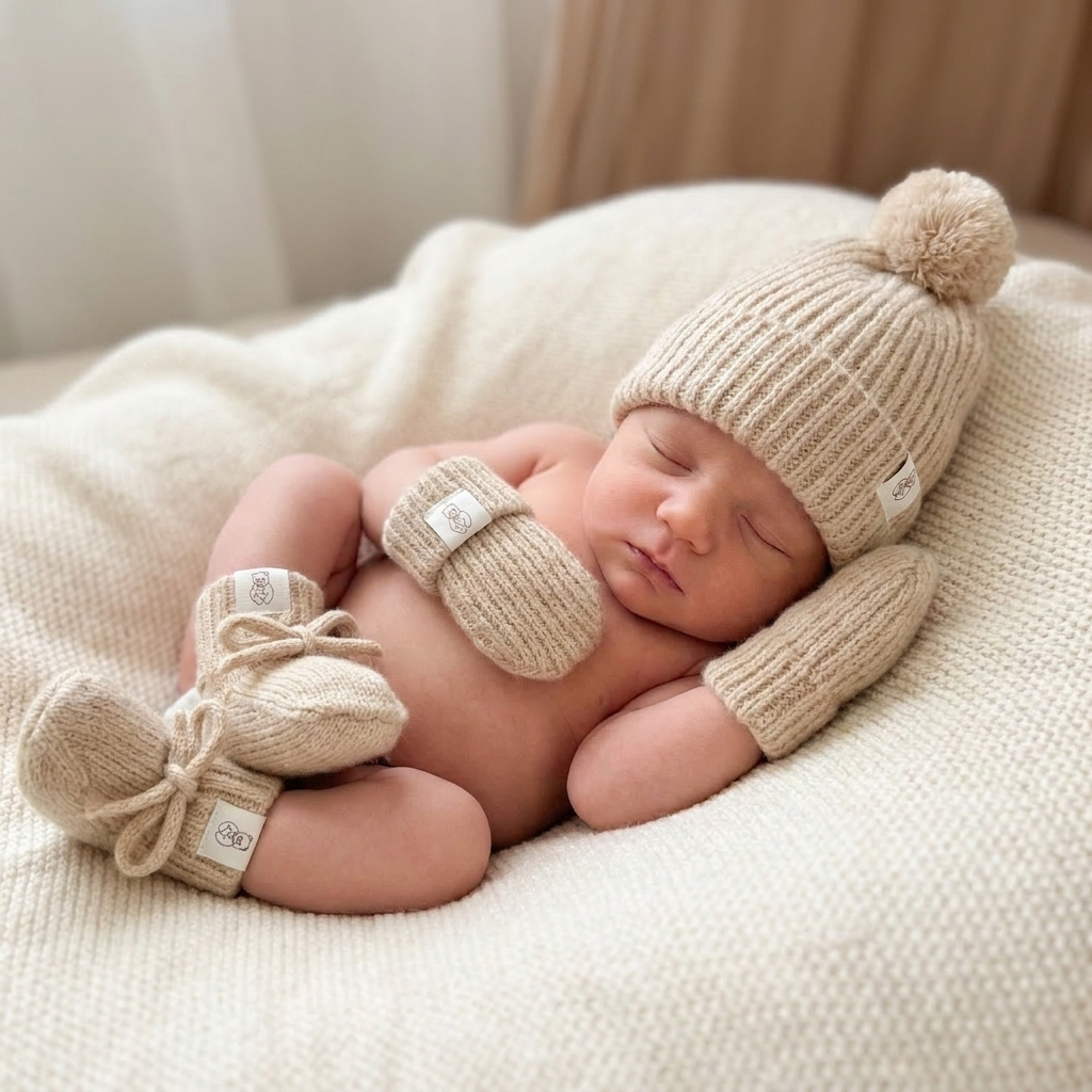 "Klein aber fein" - Merino Accessoires Bundle