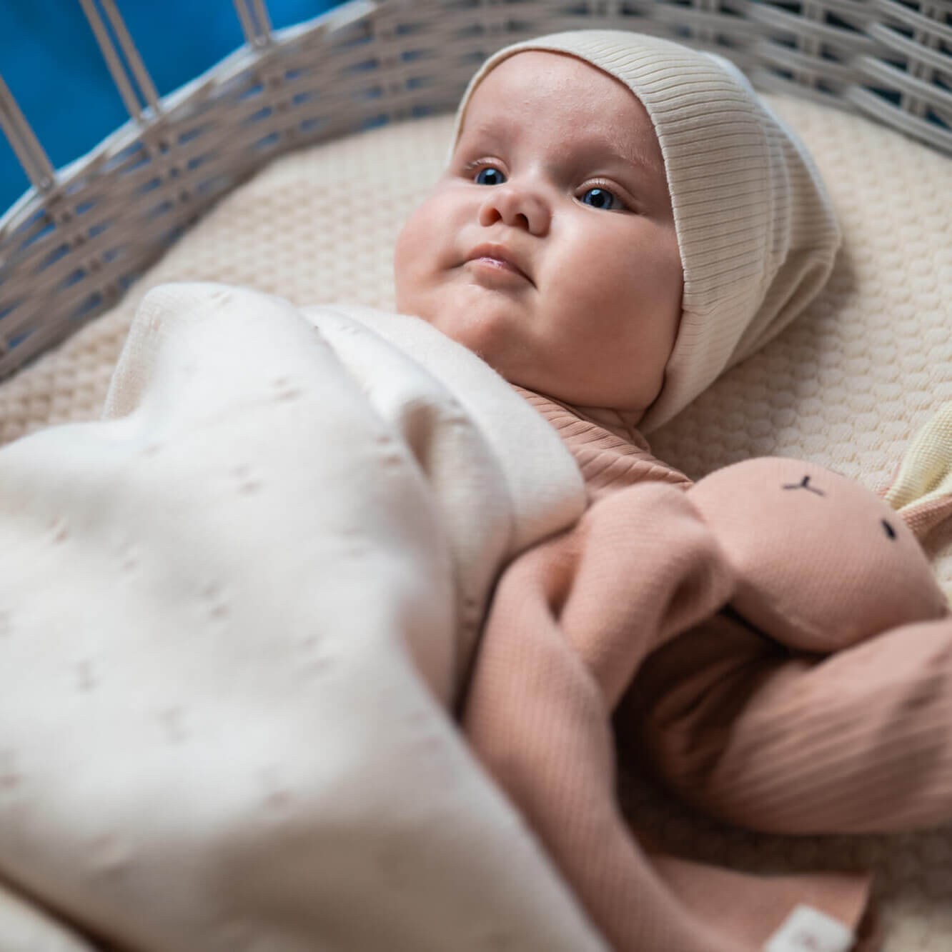 Merinowolle Babydecke "BREEZE" - LIAMELY