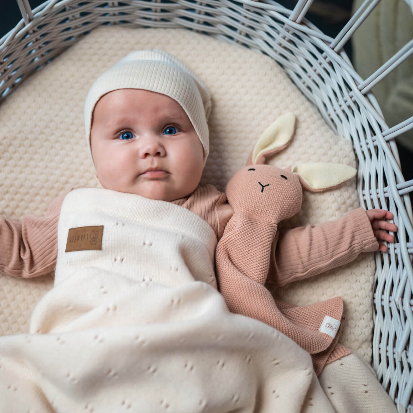 Merinowolle Babydecke "BREEZE" - LIAMELY