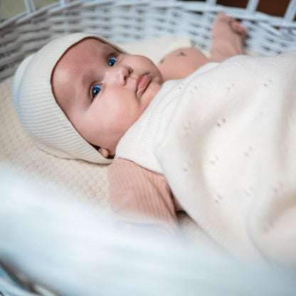 Merinowolle Babydecke "BREEZE" - LIAMELY