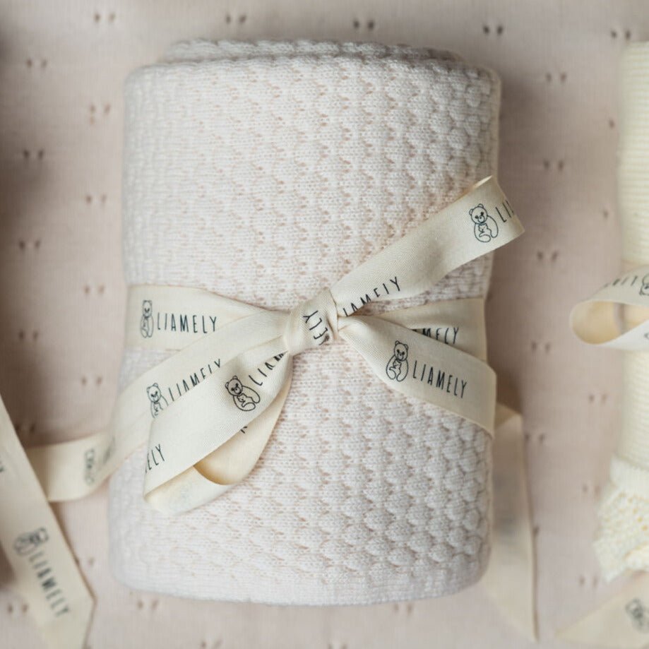 Merinowolle Babydecke "DIAMOND" - LIAMELY